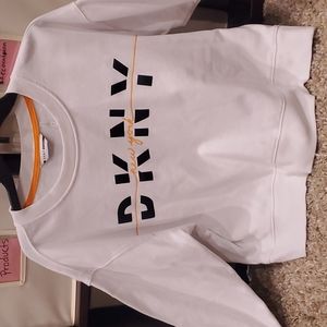 Dkny cropped sweatshirt
